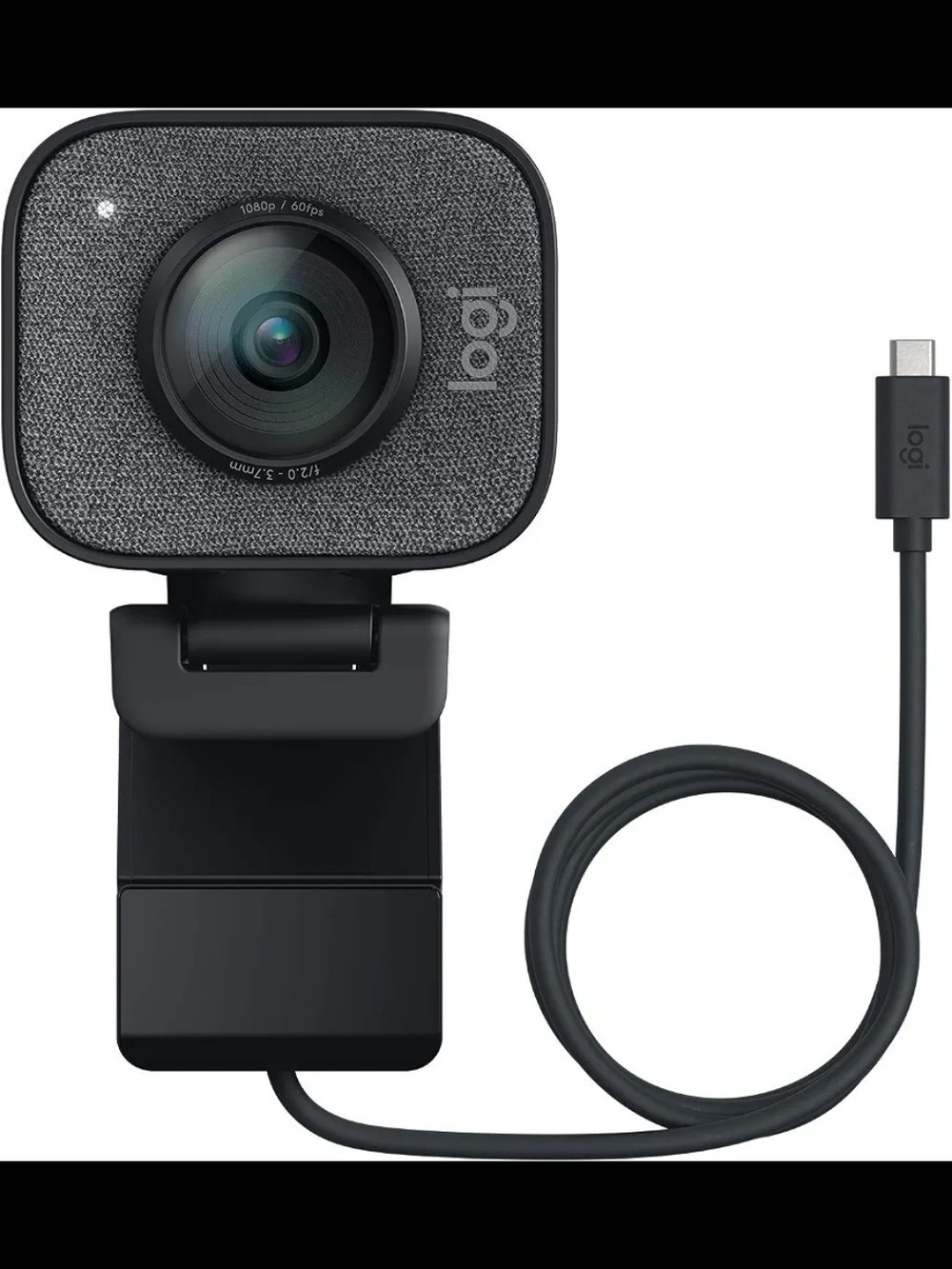 Logitech 2022 StreamCam 1080P HD 60fps Streaming Webcam with Small Tripod